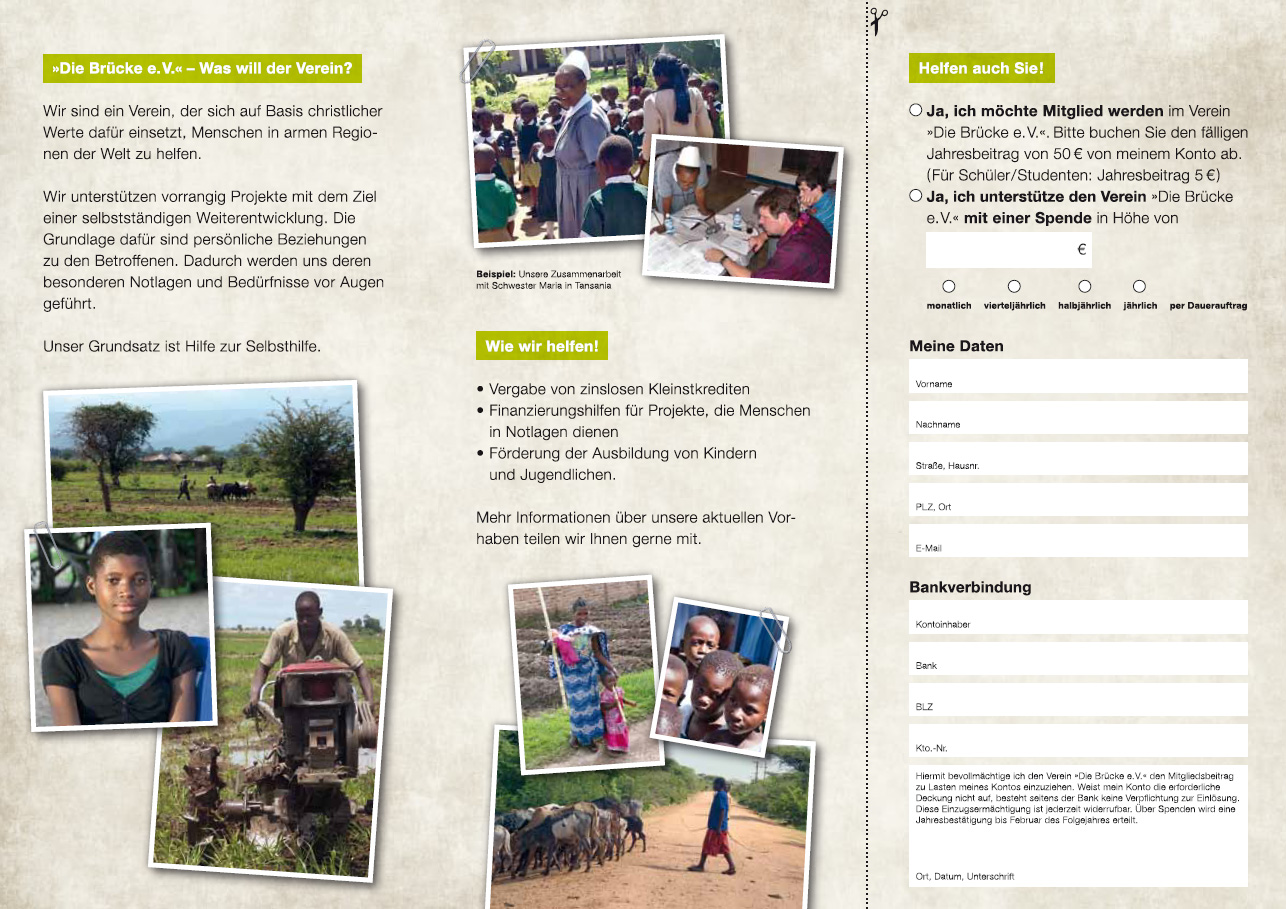 Erstellung des Flyer