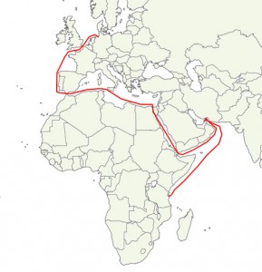Route des Containers: Von Bremerhaven via Dubai nach Dar Es Salaam