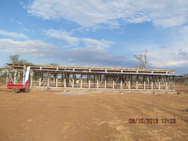 Aufbau der Veranda