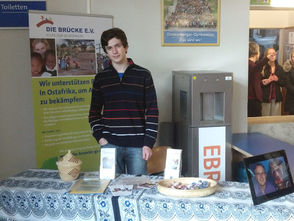 Infostand am Elternabend Dossenberger-Gymnasium