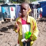 Mohamed ohne Schuluniform