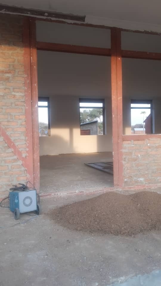 Vor dem EInbau der Türen und Fenster